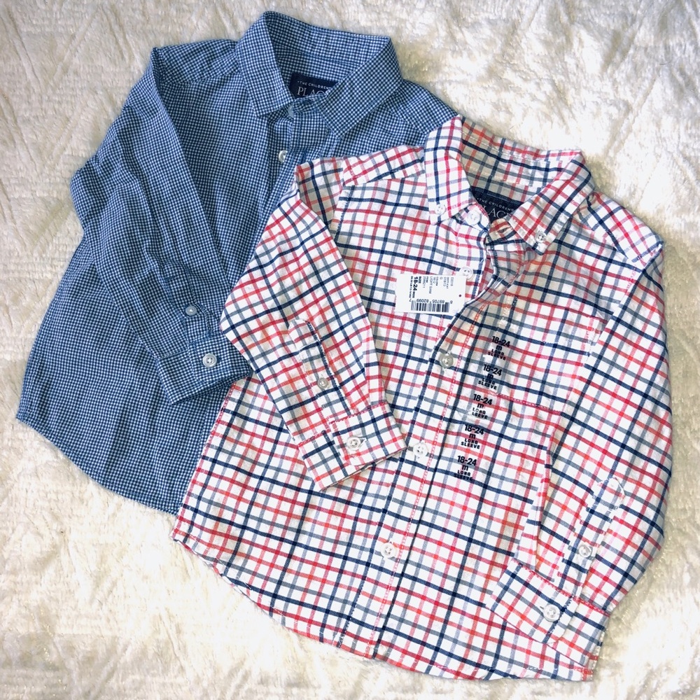 “The Children’s Place” 2 NWT long sleeve polos